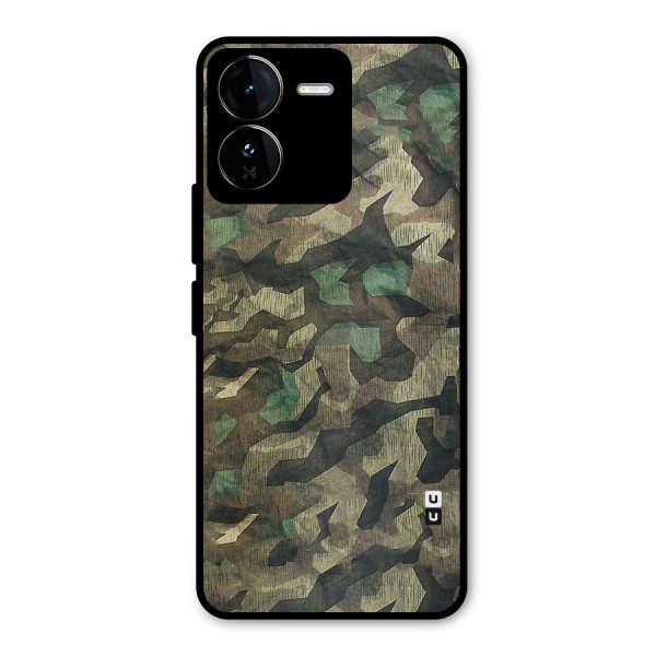 Rugged Army Metal Back Case for iQOO Z9