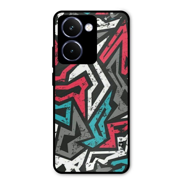 Rugged Strike Abstract Metal Back Case for Realme P3 Ultra