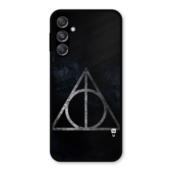 Rugged Triangle Design Metal Back Case for Galaxy M34 5G