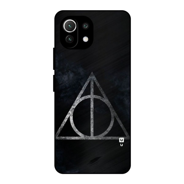 Rugged Triangle Design Metal Back Case for Mi 11 Lite NE 5G