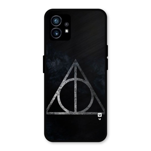 Rugged Triangle Design Metal Back Case for Nothing Phone 1
