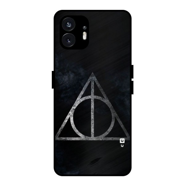 Rugged Triangle Design Metal Back Case for Nothing Phone 2