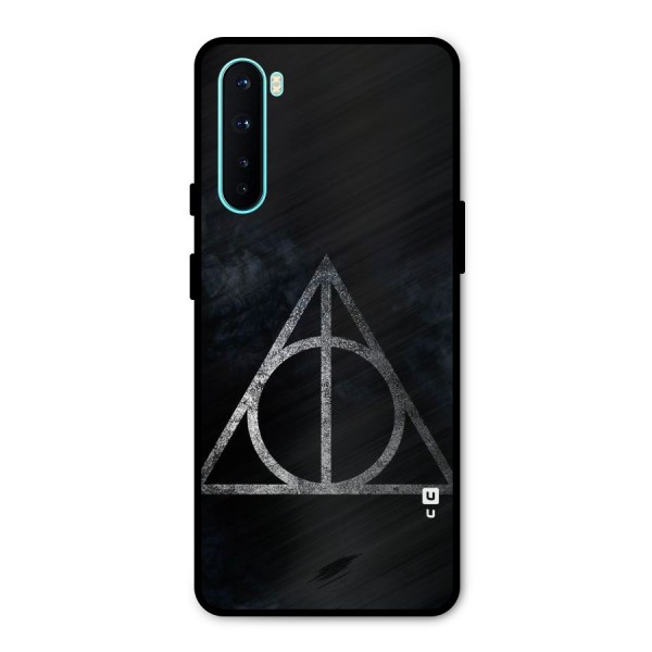 Rugged Triangle Design Metal Back Case for OnePlus Nord