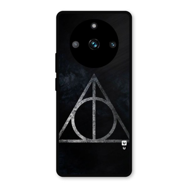 Rugged Triangle Design Metal Back Case for Realme 11 Pro Plus