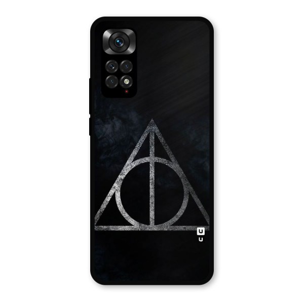 Rugged Triangle Design Metal Back Case for Redmi Note 11