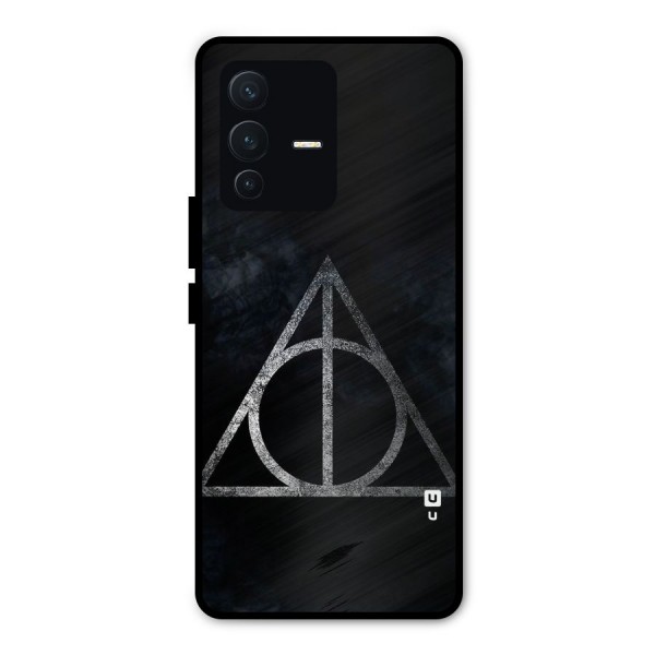 Rugged Triangle Design Metal Back Case for Vivo V23 Pro