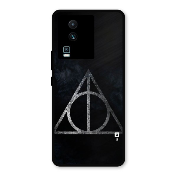 Rugged Triangle Design Metal Back Case for iQOO Neo 7