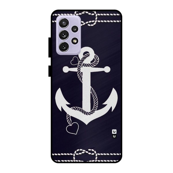 Sail Anchor Metal Back Case for Galaxy A72
