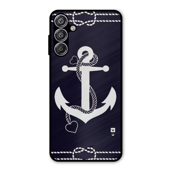 Sail Anchor Metal Back Case for Galaxy F15