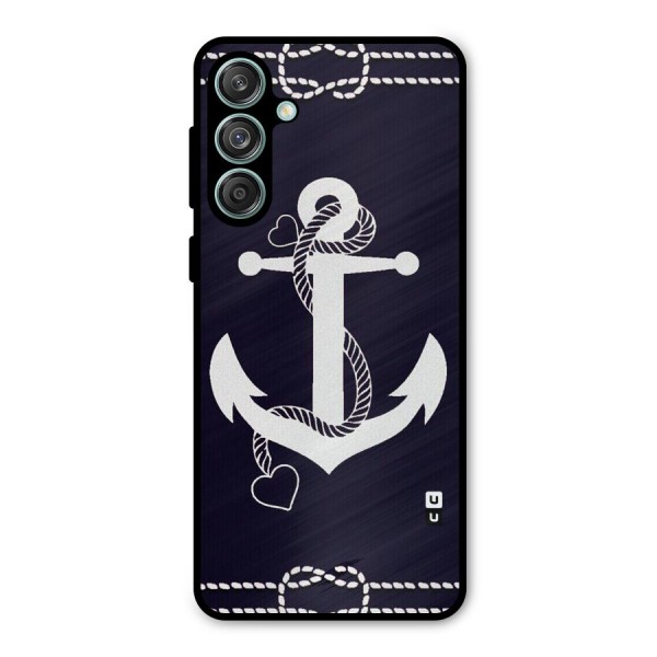 Sail Anchor Metal Back Case for Galaxy M55 5G