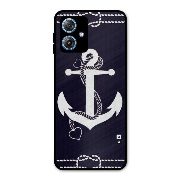 Sail Anchor Metal Back Case for Moto G54