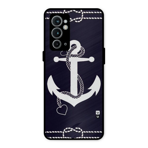 Sail Anchor Metal Back Case for OnePlus 9RT 5G