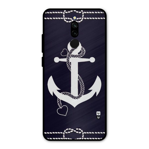 Sail Anchor Metal Back Case for Redmi 8