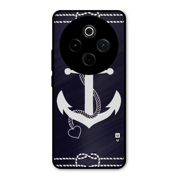 Sail Anchor Metal Back Case for Vivo T4