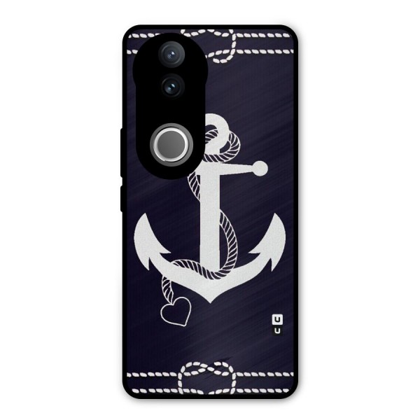 Sail Anchor Metal Back Case for Vivo V50e