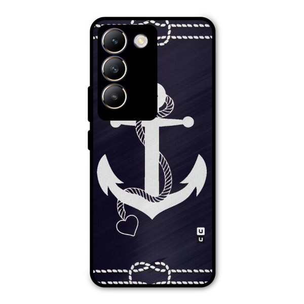 Sail Anchor Metal Back Case for Vivo Y200e