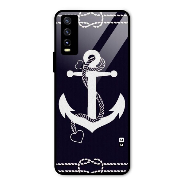 Sail Anchor Metal Back Case for Vivo Y20i