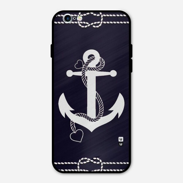 Sail Anchor Metal Back Case for iPhone 6 6s