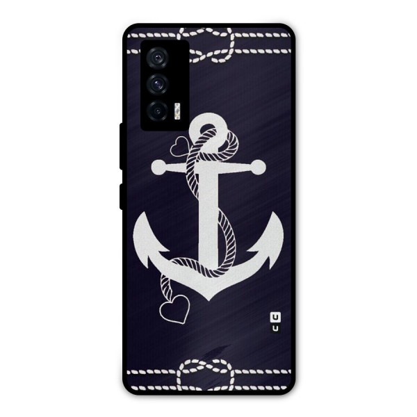 Sail Anchor Metal Back Case for iQOO 7 5G