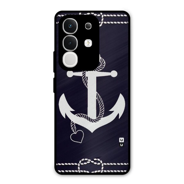 Sail Anchor Metal Back Case for iQOO Z10x