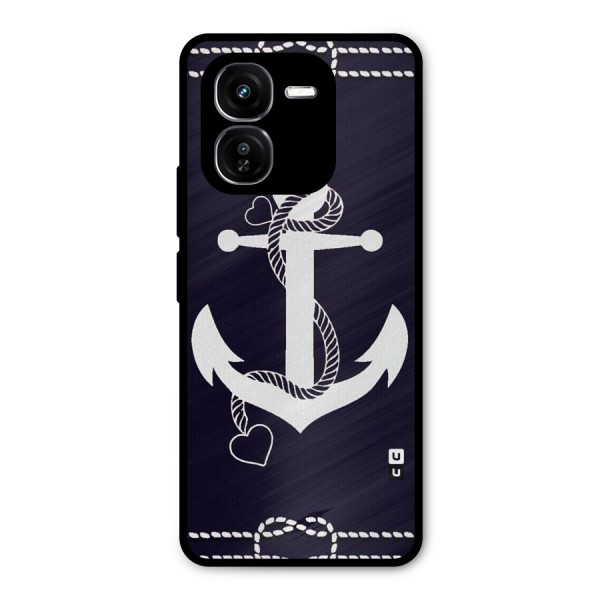 Sail Anchor Metal Back Case for iQOO Z9x