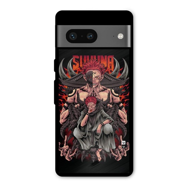 Sakuna King Metal Back Case for Google Pixel 7