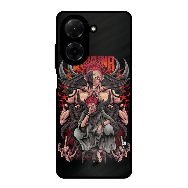 Sakuna King Metal Back Case for Poco C71