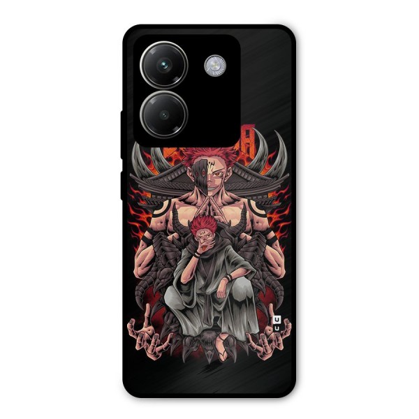 Sakuna King Metal Back Case for Poco M7 Pro 5G