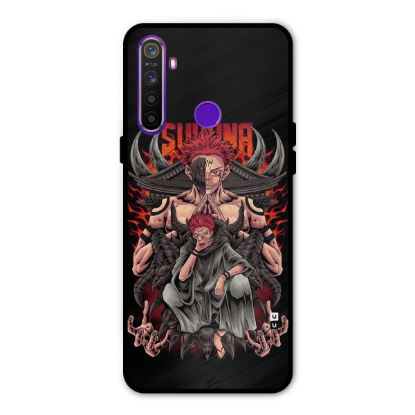 Sakuna King Metal Back Case for Realme Narzo 10