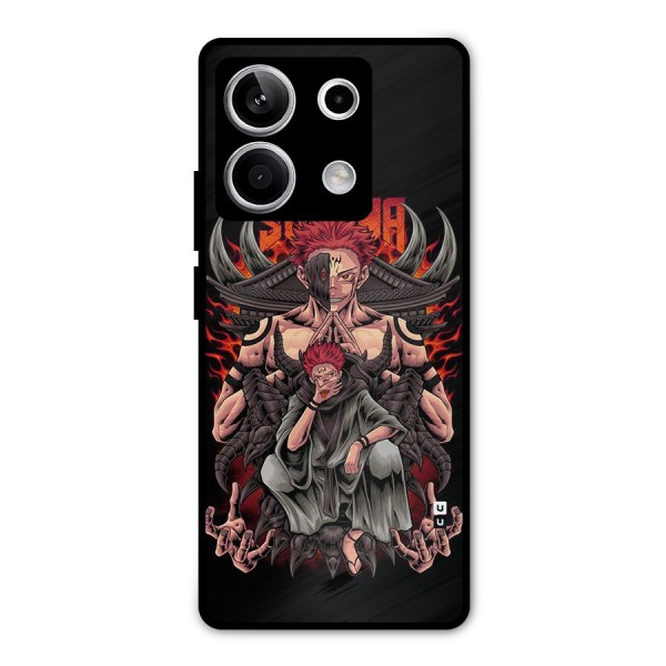 Sakuna King Metal Back Case for Redmi Note 13 5G