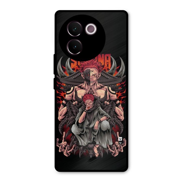 Sakuna King Metal Back Case for Vivo V30e