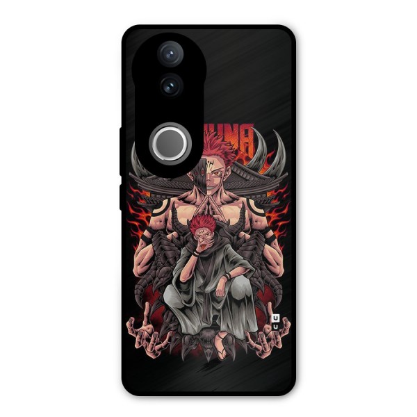 Sakuna King Metal Back Case for Vivo V50e