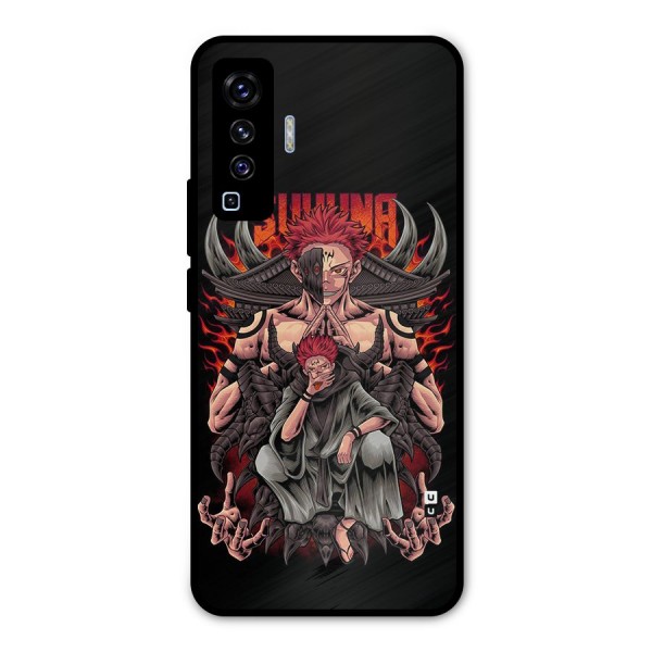 Sakuna King Metal Back Case for Vivo X50