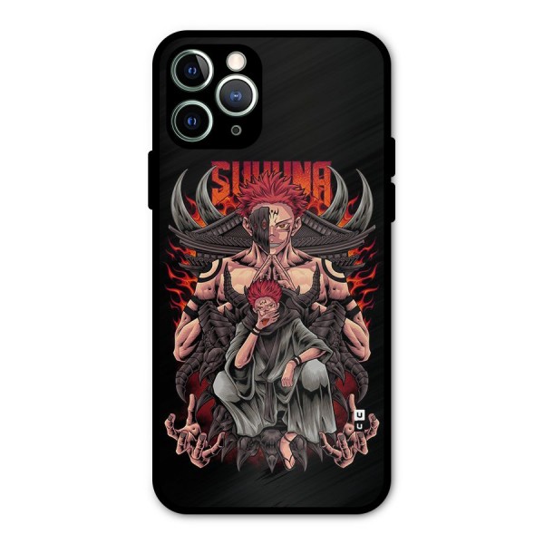Sakuna King Metal Back Case for iPhone 11 Pro Max