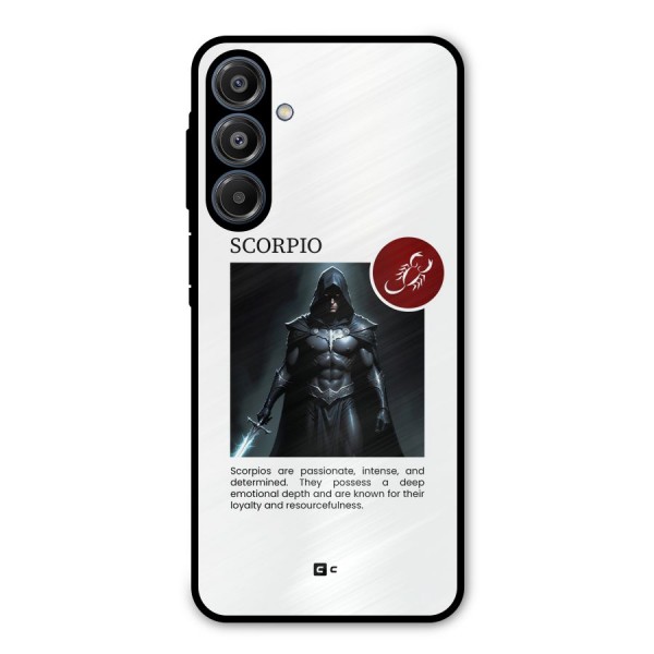 Sane Scorpio Metal Back Case for Galaxy A16 5G