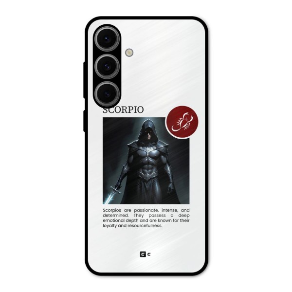 Sane Scorpio Metal Back Case for Galaxy S24 FE