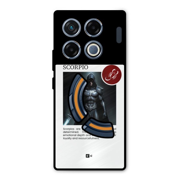 Sane Scorpio Metal Back Case for Infinix GT 20 Pro
