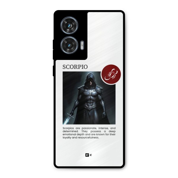 Sane Scorpio Metal Back Case for Motorola Edge 50 Fusion