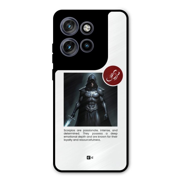 Sane Scorpio Metal Back Case for Motorola Edge 50 Neo