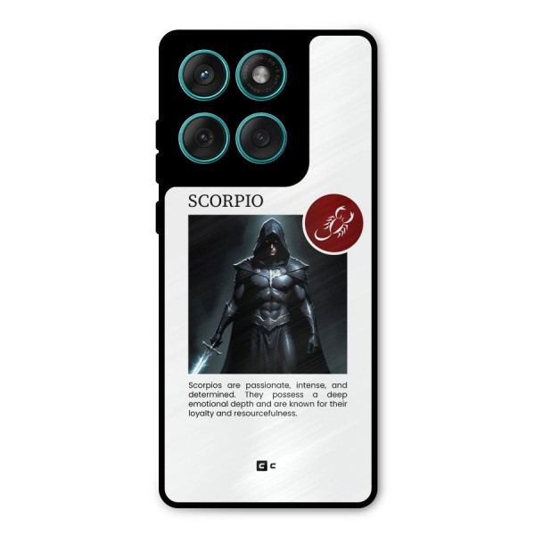 Sane Scorpio Metal Back Case for Motorola Edge 60 Fusion