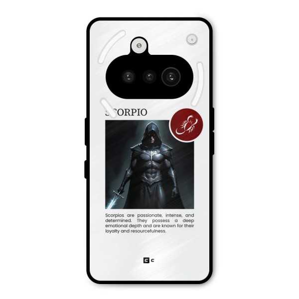 Sane Scorpio Metal Back Case for Nothing Phone 3a