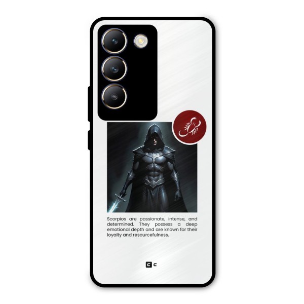 Sane Scorpio Metal Back Case for Vivo T3 5G