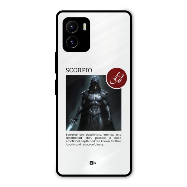 Sane Scorpio Metal Back Case for Vivo Y15s
