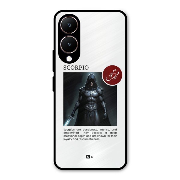 Sane Scorpio Metal Back Case for Vivo Y28