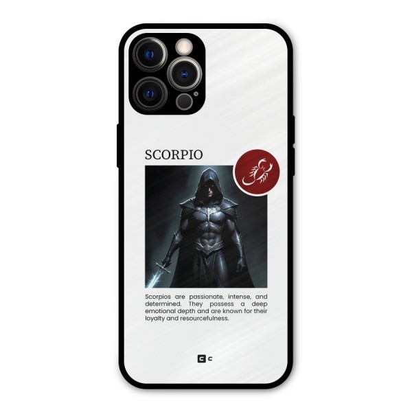 Sane Scorpio Metal Back Case for iPhone 12 Pro Max
