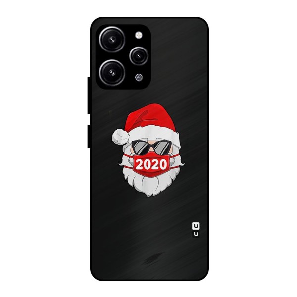 Santa 2020 Glass Back Case for Redmi 12 4G