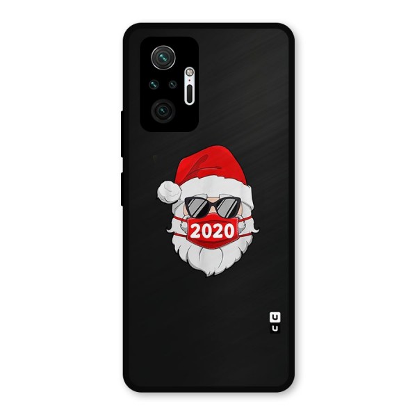 Santa 2020 Metal Back Case for Redmi Note 10 Pro Max