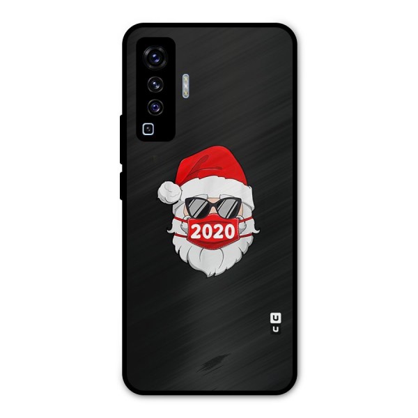 Santa 2020 Metal Back Case for Vivo X50
