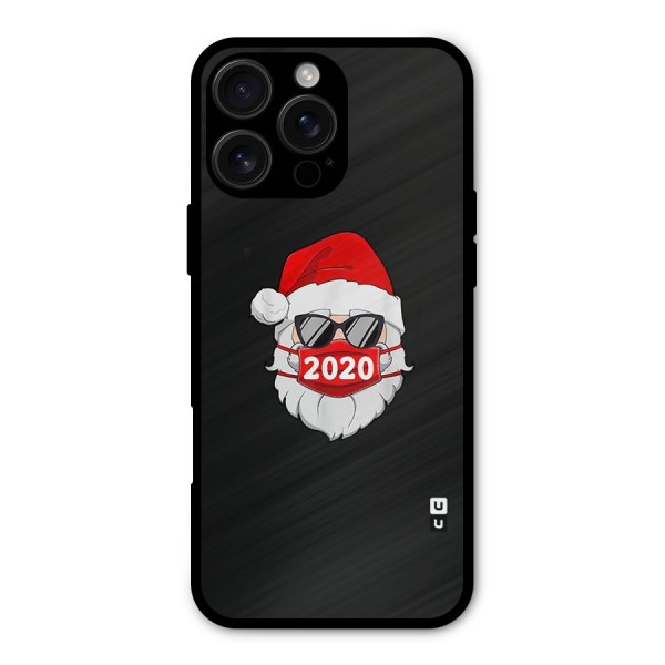 Santa 2020 Metal Back Case for iPhone 16 Pro Max