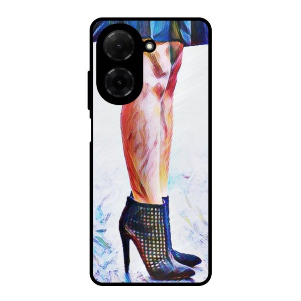 Sassy Heels Metal Back Case for Poco C71